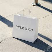 Custom Kraft Paper Shopping Bags with Logo image 10