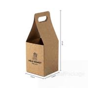 Custom Kraft Single Cup Carrier with Handle image 4