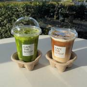 Small Batch Molded Pulp Single Cup Holder image 2