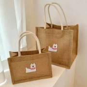 Custom Jute Tote Bags image 3