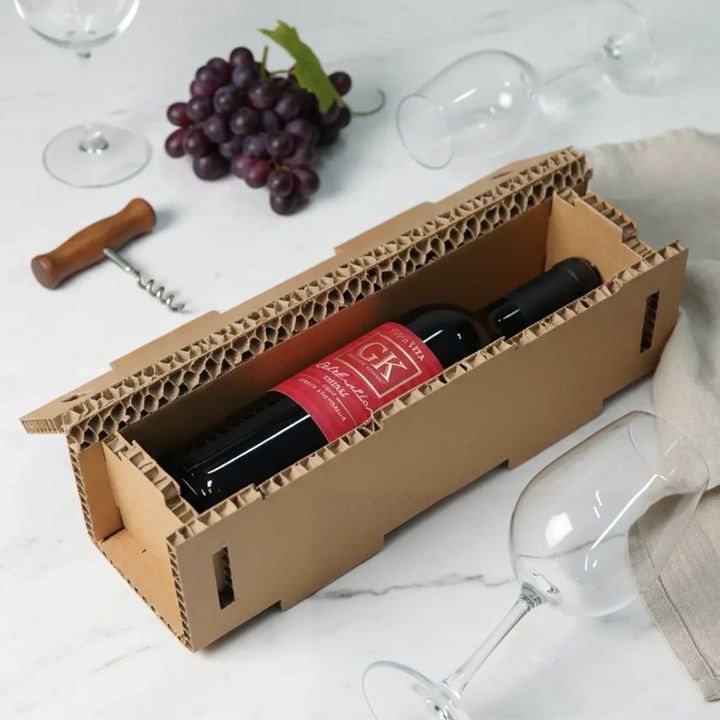 Custom Honeycomb Wine Box Packaging