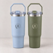 CM-11 vacuum insulated travel tumblers with carry handles