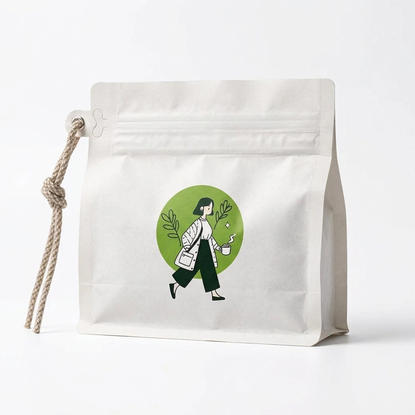 Custom Coffee Bags with Handles image 1