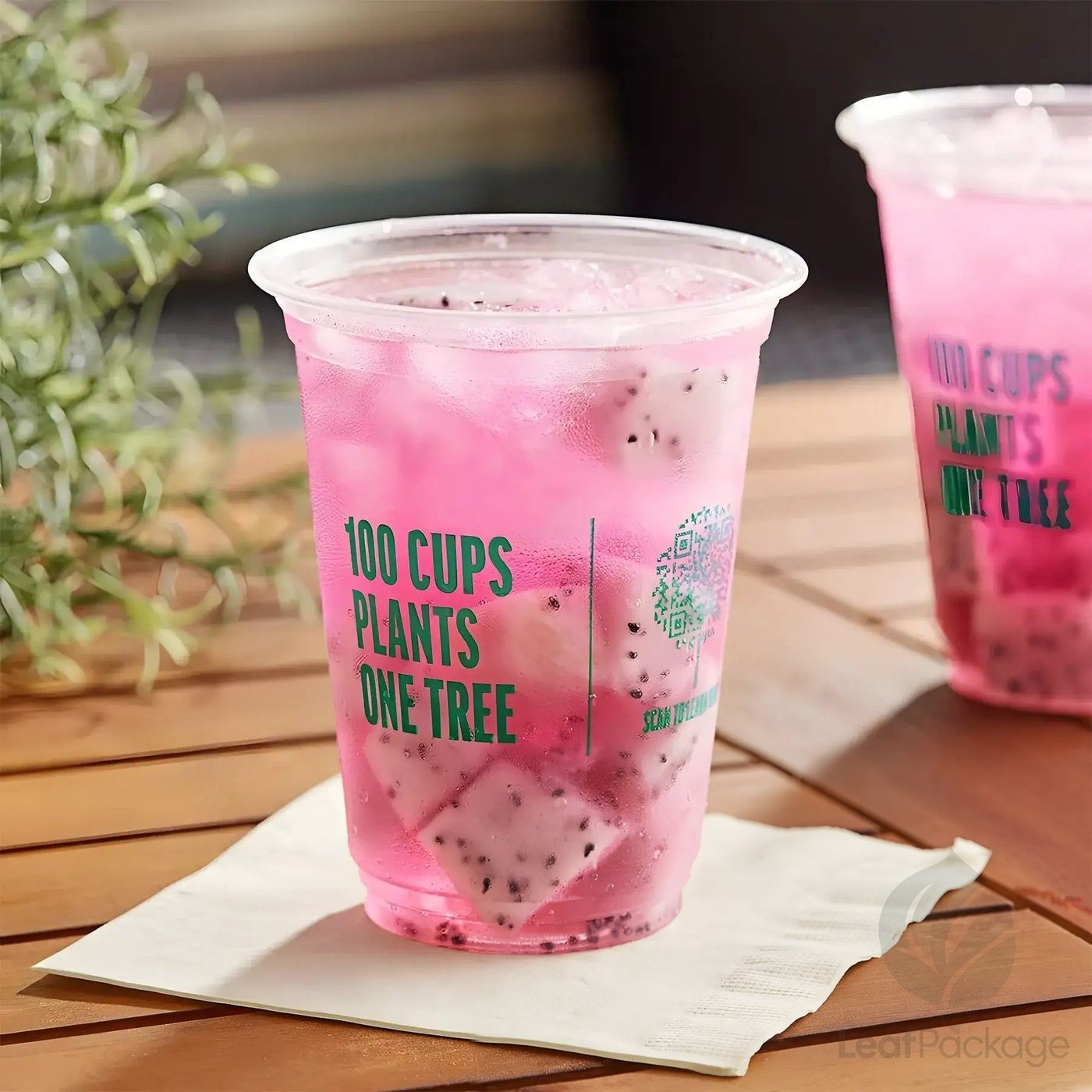 Custom Large Biodegradable Cold Cups image 1