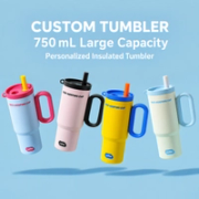 Four colour options for the 25oz insulated tumbler