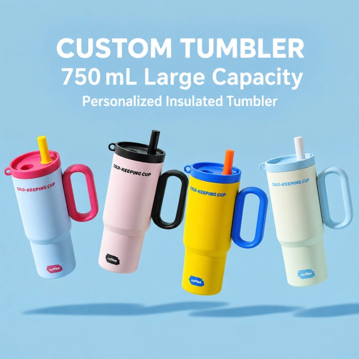 25oz Large Capacity Insulated Tumbler with Handle