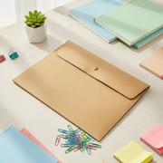 Custom Flat-Seal Washable Kraft Paper File Envelopes image 2