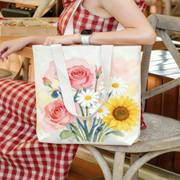 Custom Vertical Tyvek Tote Bag image 2
