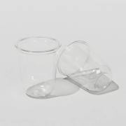 Wholesale Clear PET U-Shaped Cups with Lids image 2