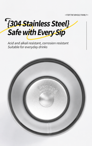 304 stainless steel interior of the insulated tumbler