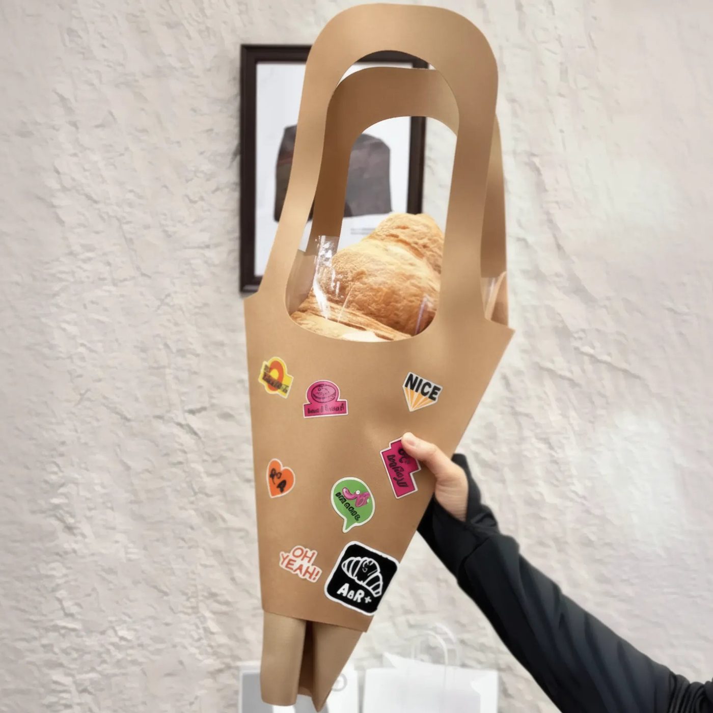 Custom Kraft Paper Bag for Pastry image 1