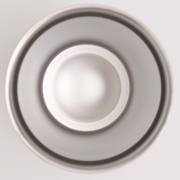 Interior base detail of the 20oz stainless steel tumbler