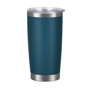 Teal 20oz powder-coated stainless steel car tumbler