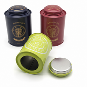 Custom Round Inner Plug Tin Cans for Loose Leaf Tea image 3