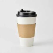 Wholesale Single Wall Disposable Paper Cups With Sleeves and Lid image 1