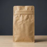 Ready-to-Ship Blank Kraft Coffee Bags – Valve & Zipper Options image 3