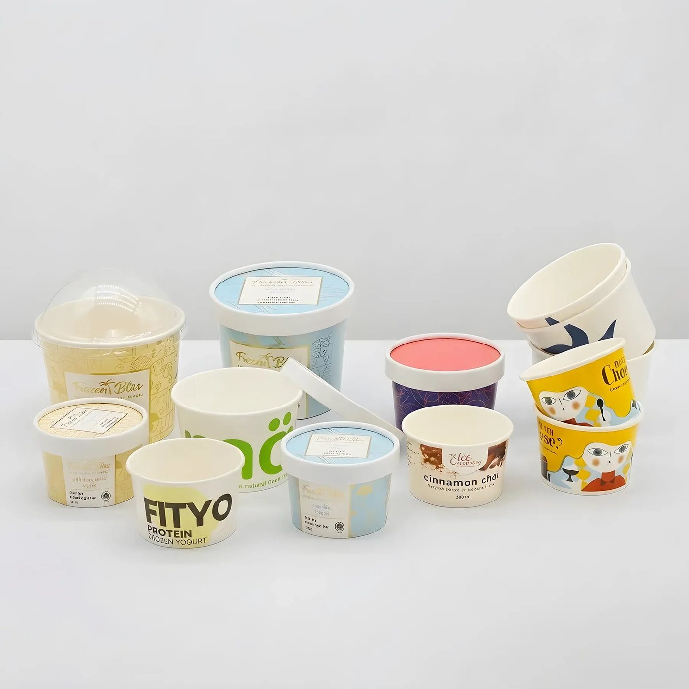 【Sample】Custom Ice Cream Cups image 1