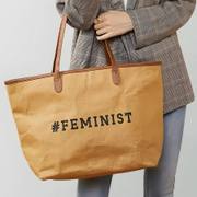 Custom Washable Kraft Paper Tote Bag image 2