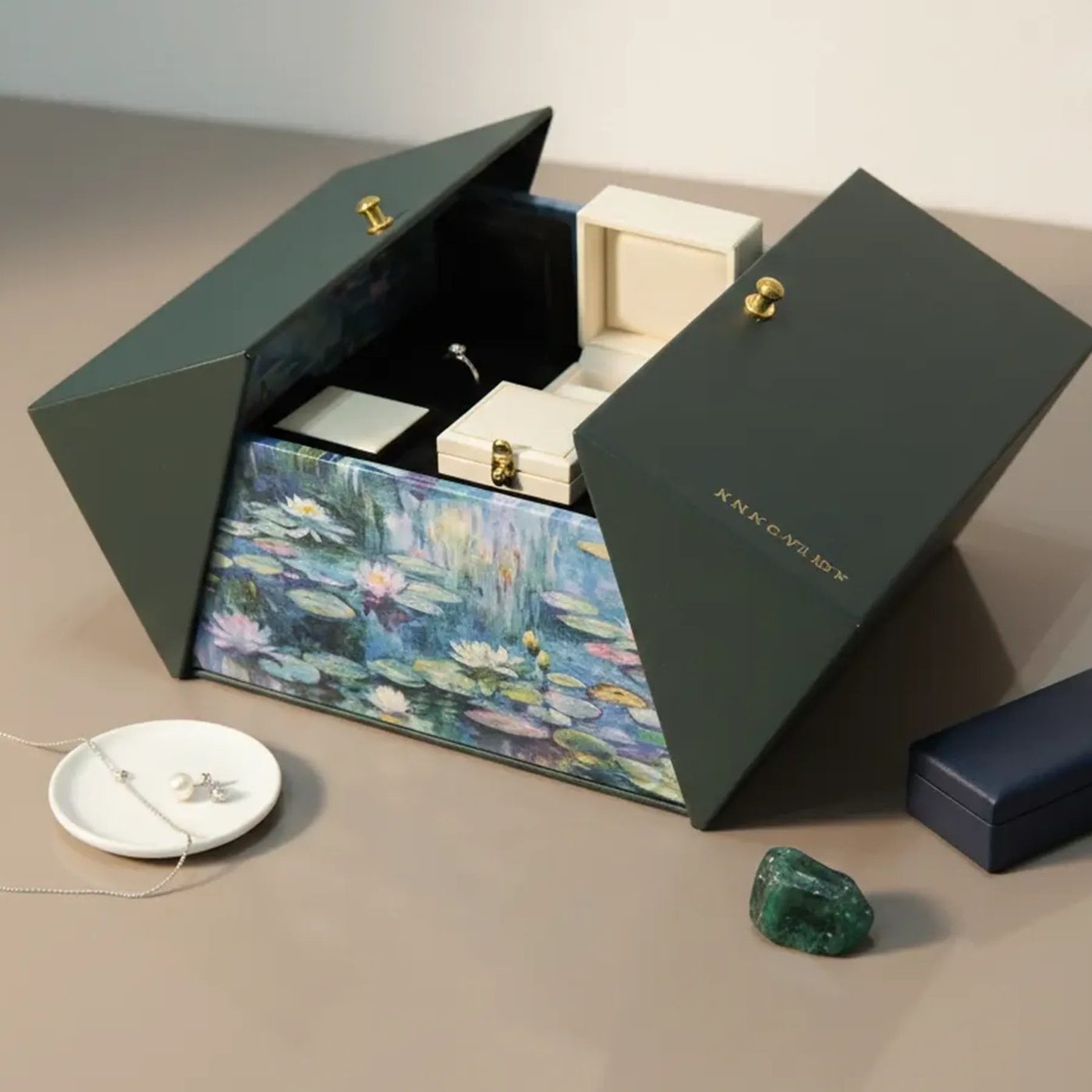 Custom Luxury Magnetic Jewelry Box image 1