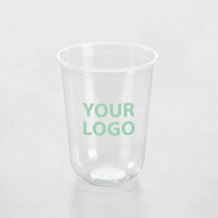 16oz Custom Recyclable U-Shaped Cups