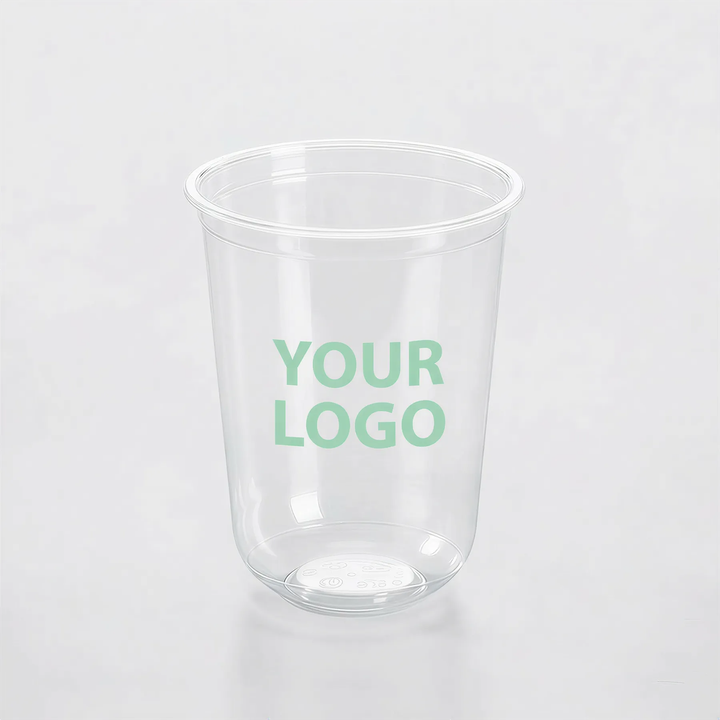 16oz Custom Recyclable U-Shaped Cups