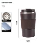 CM-10 insulated coffee tumbler colour and size options