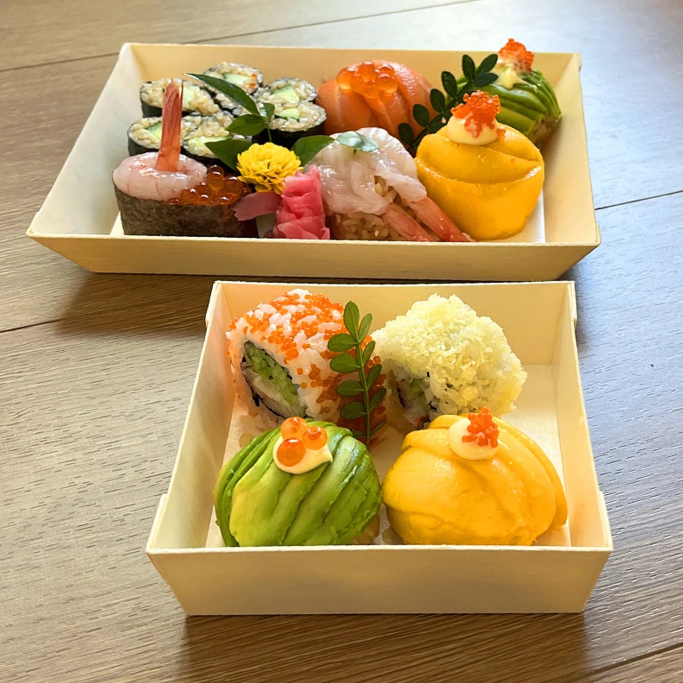 Custom Wooden Tray with PET Lid image 1