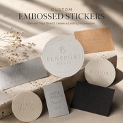 Custom Embossed Logo Stickers for Packaging Seals and Product Labels image 12