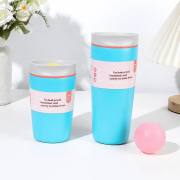 Blue 12oz and 20oz insulated tumblers