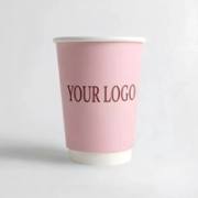 12oz Custom Double Wall Paper Coffee Cups image 1