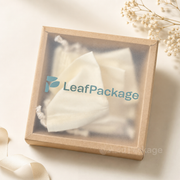Custom Kraft Gift Boxes with Frosted Clear Lid image 2