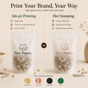 Custom Tissue Paper Pet Treat Pouches for Dog and Cat Snacks image 4