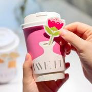 Custom Floral Coffee Cups image 2