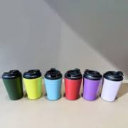 Six stock colours of insulated coffee tumblers