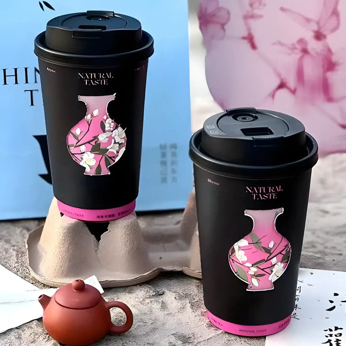 Custom Die-Cut Window Paper Cups image 1