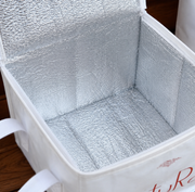 Custom Square Cake Insulated Cooler Takeout Tote Bag with Handle image 6