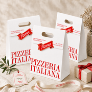 Custom Handleless Paper Gift Bags with Die-Cut Handle image 6