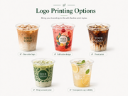 Custom Print Clear PET Plastic Cups with Logo – 98mm Rim image 13