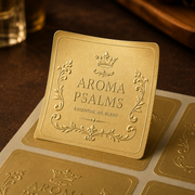 Custom Embossed Logo Stickers for Packaging Seals and Product Labels image 3