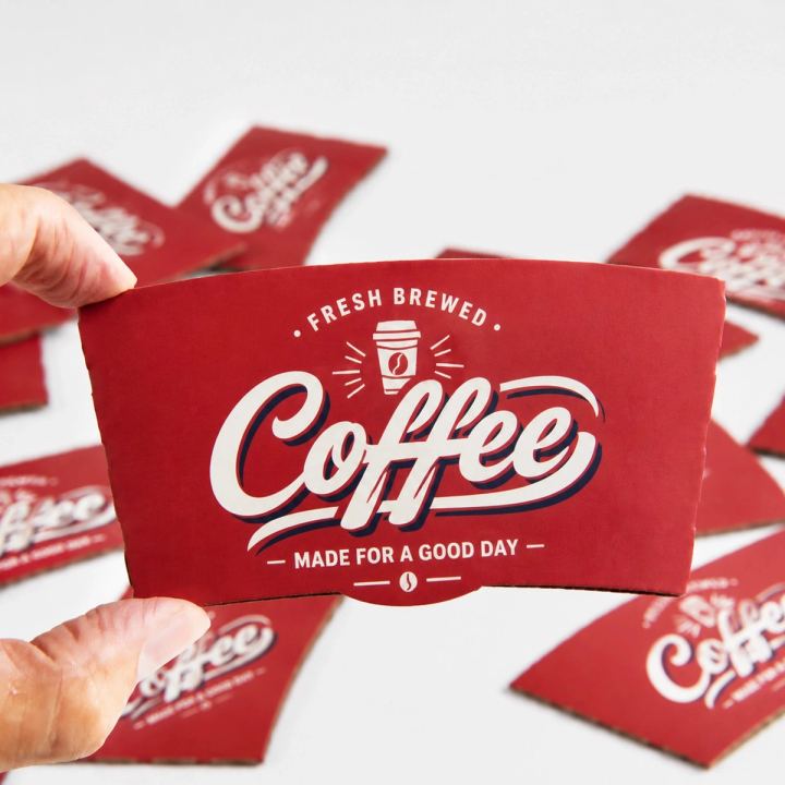 Custom Printed Coffee Cup Sleeves