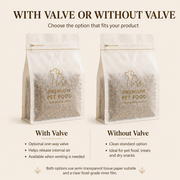 Custom Tissue Paper Pet Food Bags for Treats and Small Kibble image 5