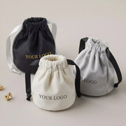 Custom Velvet Drawstring Bucket Bag image 3