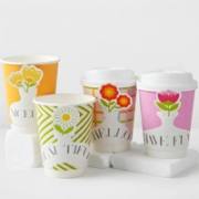 Custom Floral Coffee Cups image 1