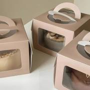 Custom Window Cake Boxes with Handle image 6