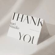 Custom Printed Foldable Thank You Cards with Logo image 2