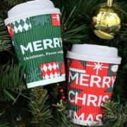 Custom Branded Corrugated Paper Coffee Cups image 5
