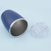 Stainless steel tumbler interior and removable lid