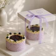 Custom Tall Clear PET Cake Boxes image 3