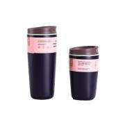 Black 12oz and 20oz insulated tumbler pair