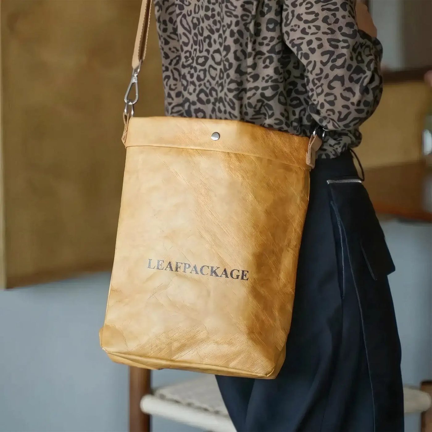Custom Long Tyvek Crossbody Bag image 1
